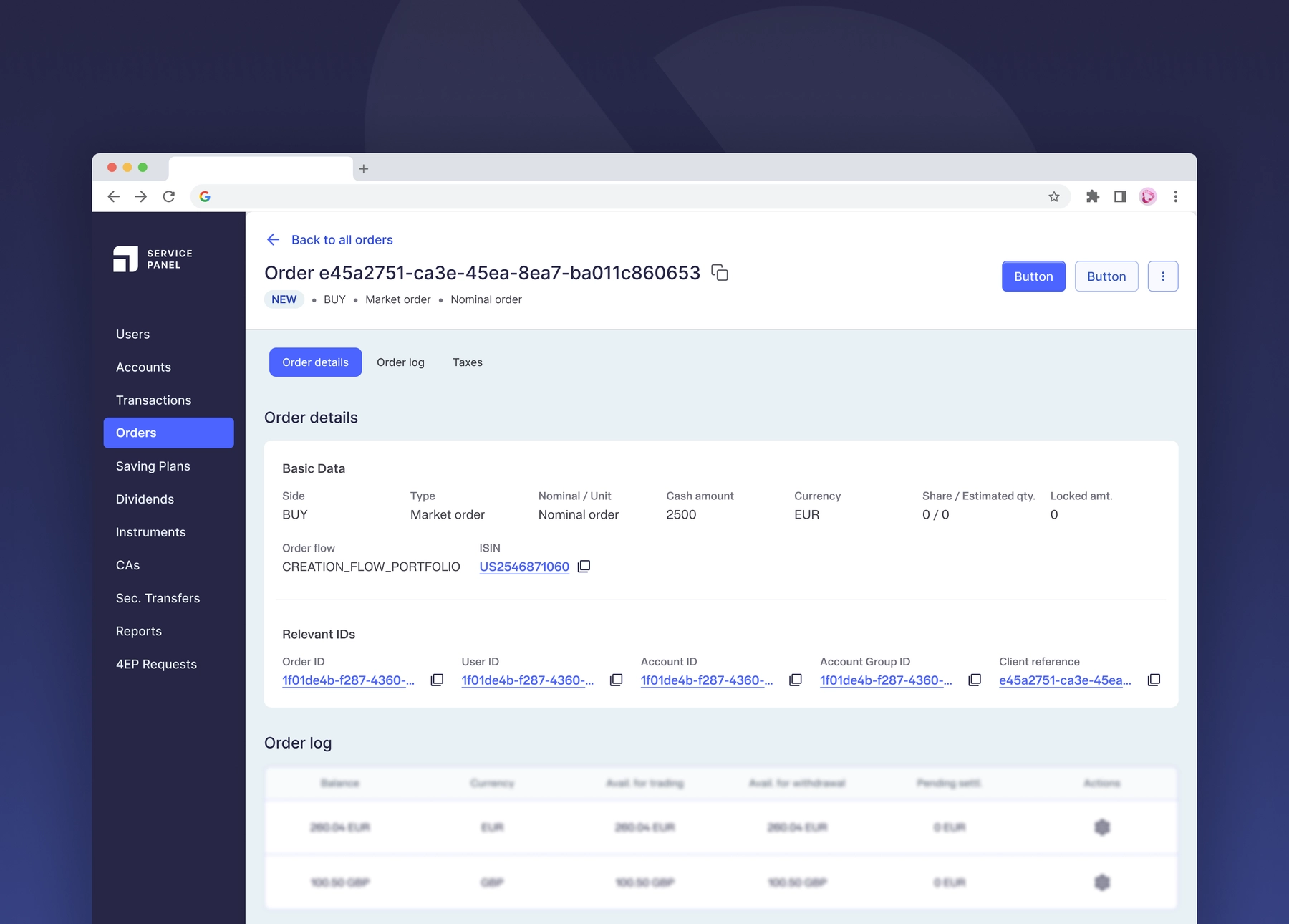 Search, filter & sort outside the table